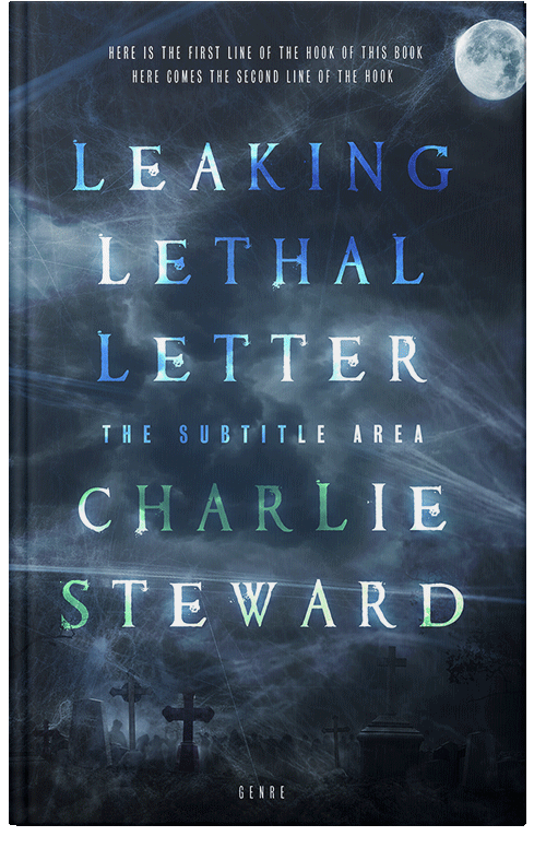 Front view of Premade Horror Book Cover - Cloud Burst