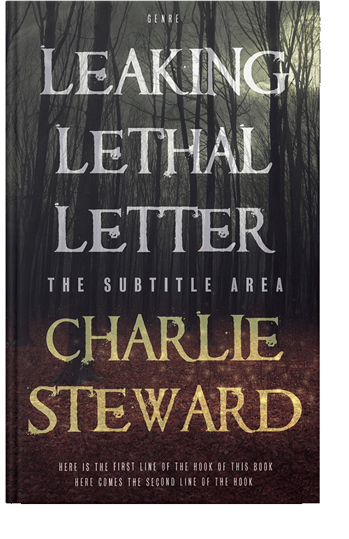 Front view of Thunder #21119 - Premade Mystery & Thriller & Suspense Book Cover