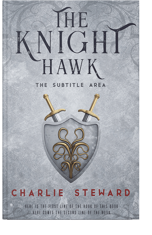 Front view of French Gray #21134 - Premade Historical Book Cover