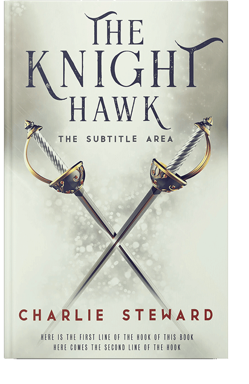 Front view of Periglacial Blue #21135 - Premade Fantasy Book Cover