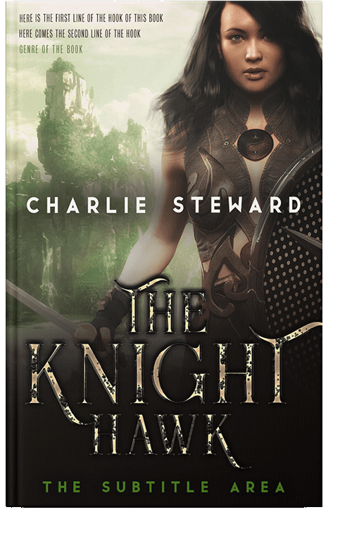 Front view of Tana #21138 - Premade Fantasy Book Cover