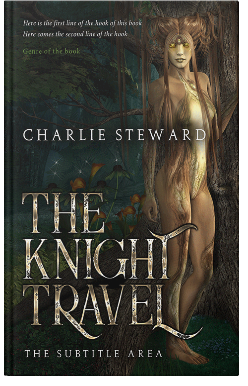 Front view of Rangoon Green #21140 - Premade Fantasy Book Cover