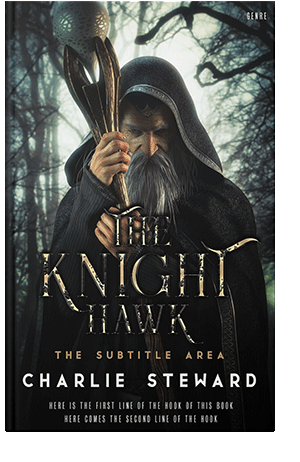 Pre Made Book Cover Foggy Gray