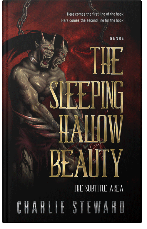 Front view of Asphalt #21148 - Premade Fantasy Book Cover