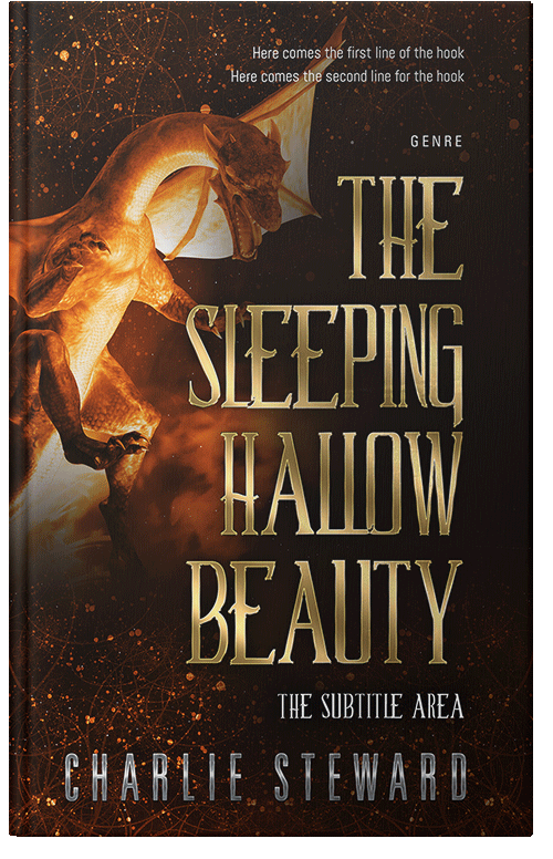 Front view of Twine #21151 - Premade Fantasy Book Cover