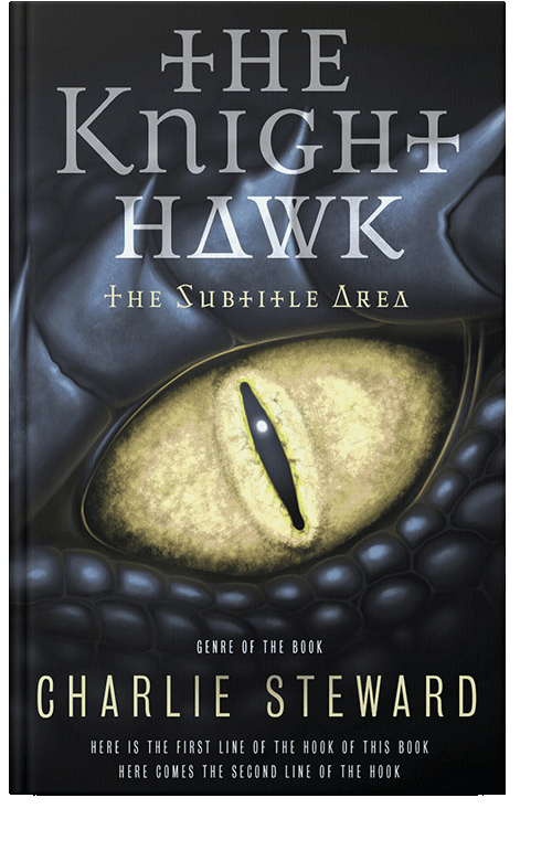 Front view of Chino #21156 - Premade Fantasy Book Cover