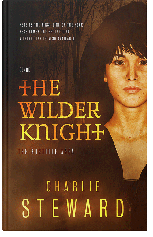 Front view of Premade Paranormal & Urban Book Cover - Rebel