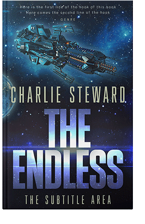 Pre Made Book Cover Ebony