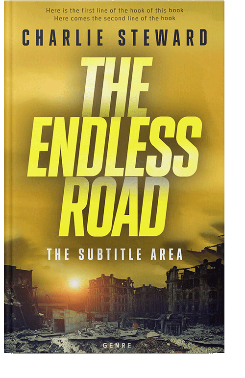 Front view of Old Gold #21178 - Premade Apocalyptica Book Cover