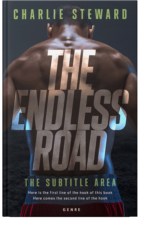 Front view of Thunder #21184 - Premade Action & Adventure Book Cover