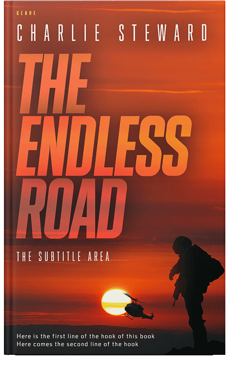 Front view of Orange Roughy #21186 - Premade Apocalyptica Book Cover