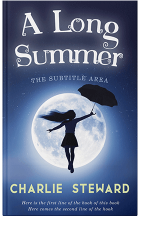 Pre Made Book Cover Astronaut