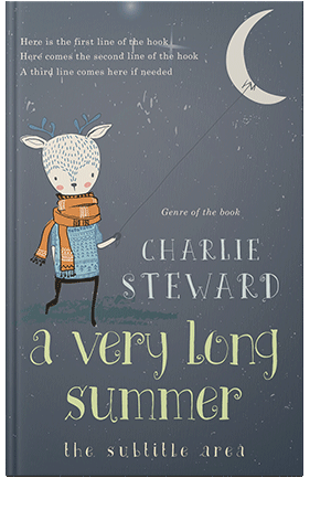 Pre Made Book Cover Shuttle Gray