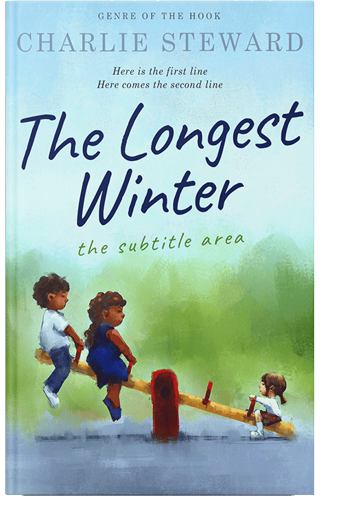 Front view of Jagged Ice #21206 - Premade Teen & Young Adult Book Cover