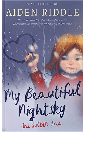 Pre Made Book Cover Comet