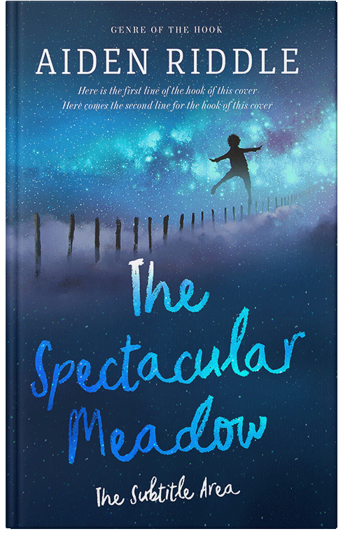 Front view of Premade Surreal Book Cover - Biscay
