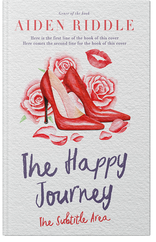 Front view of Ebb #21221 - Premade Chick Lit Book Cover