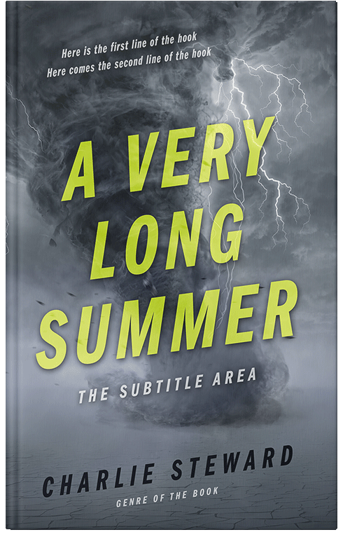 Front view of Pale Sky #21226 - Premade Apocalyptica Book Cover