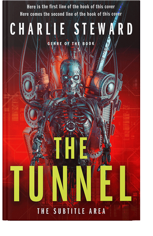 Front view of Flame Pea #21240 - Premade Science Fiction Book Cover