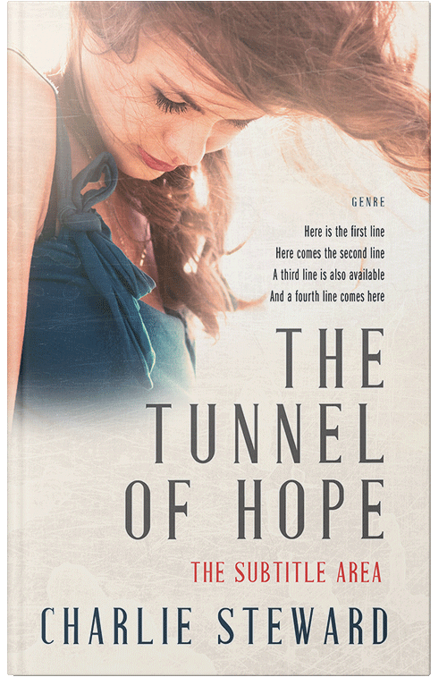 Front view of Premade Romance Book Cover - Mako