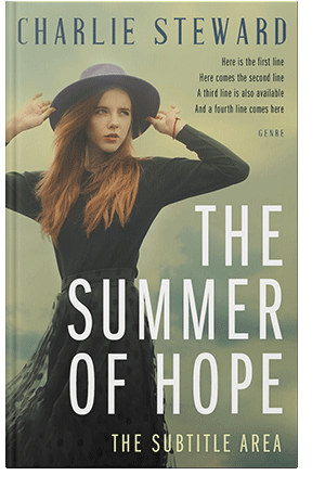 Pre Made Book Cover Locust