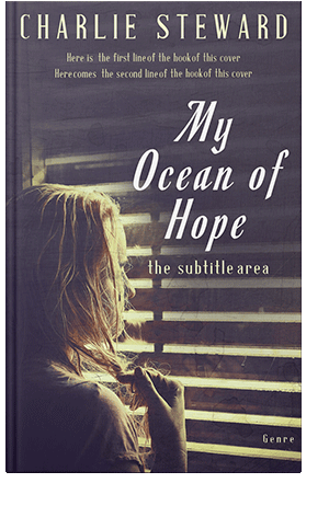 Pre Made Book Cover Ship Gray