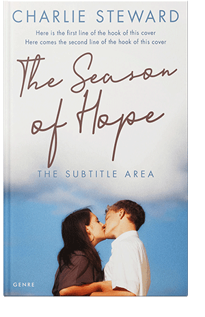 Pre Made Book Cover Blue Bayoux