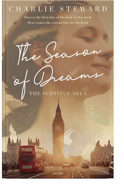 Front view of Barley Corn #21268 - Premade Literary Fiction Book Cover