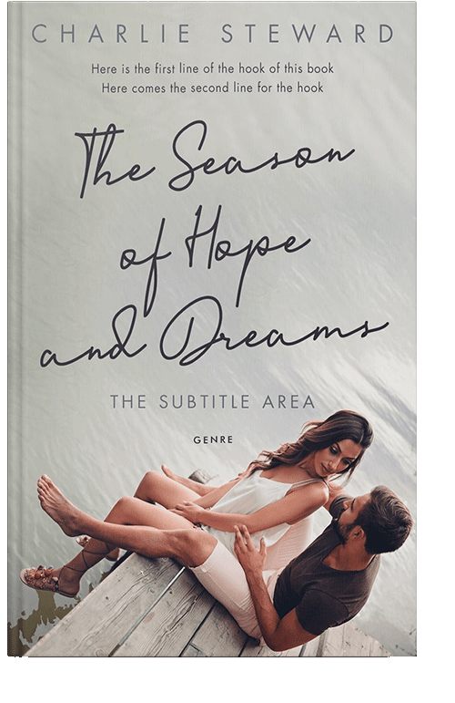 Front view of Swirl #21271 - Premade Romance Book Cover