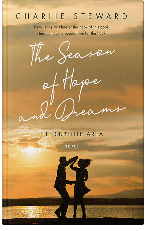 Front view of Premade Romance Book Cover - Tussock