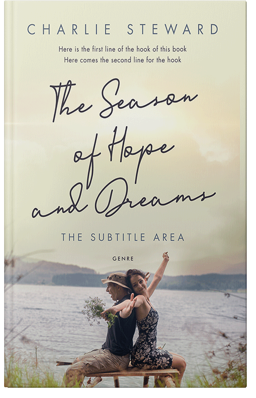 Front view of Premade Romance Book Cover - Moon Mist