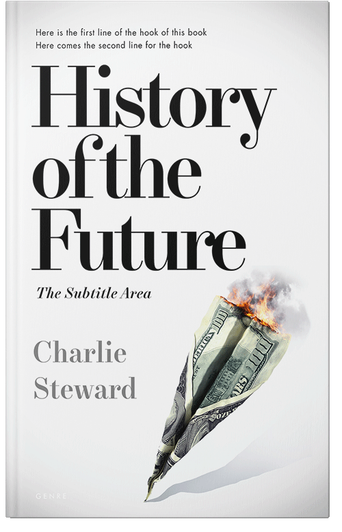 Front view of Quill Gray #21275 - Premade Business Book Cover