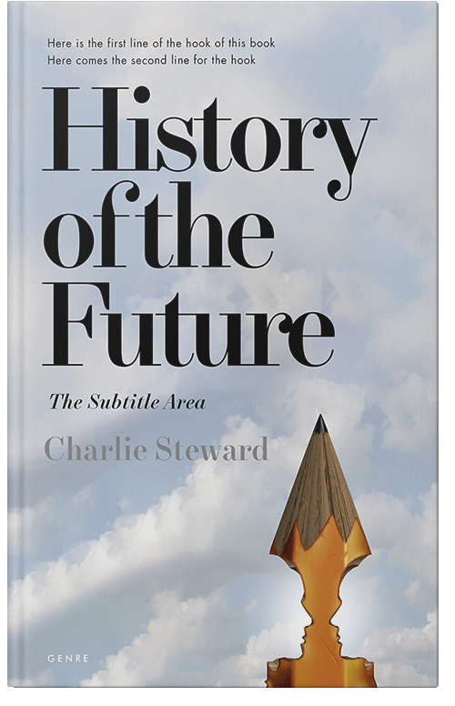 Front view of Premade Business Book Cover - Ghost