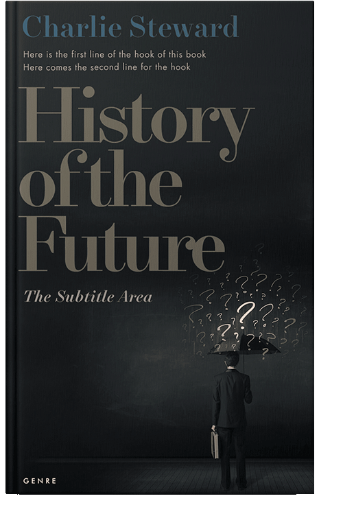 Front view of Bunker #21282 - Premade Business Book Cover