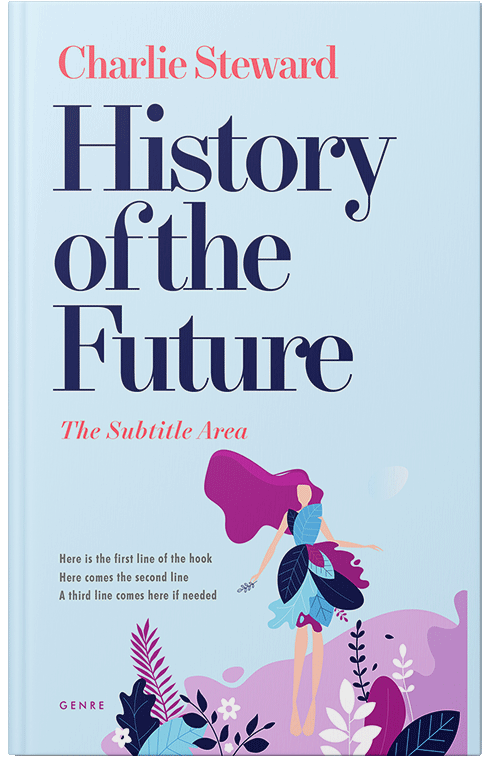 Front view of White Ice #21289 - Premade Health & Mind & Body Book Cover