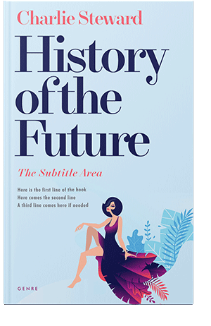 Pre Made Book Cover White Ice