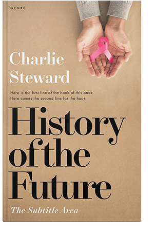 Pre Made Book Cover Tan