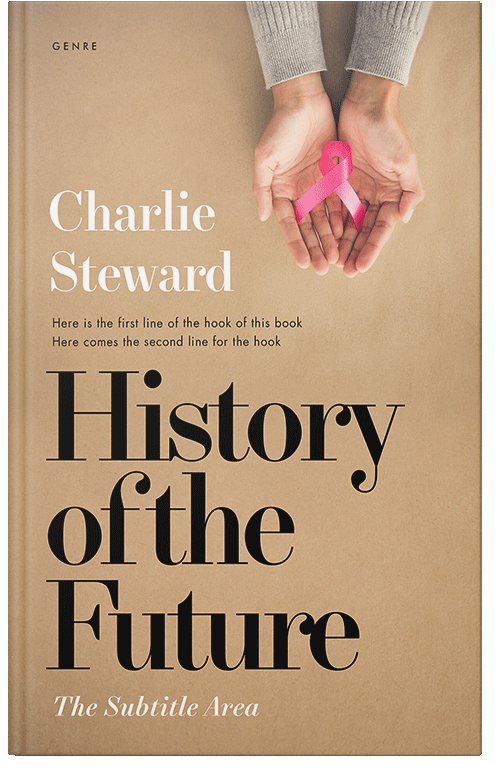 Front view of Premade Medical Book Cover - Tan