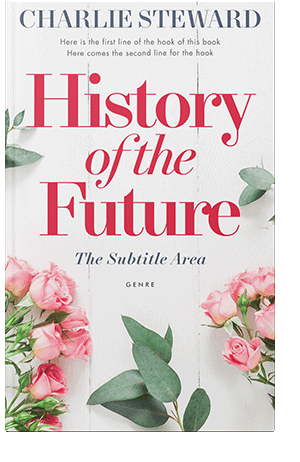 Pre Made Book Cover Pampas