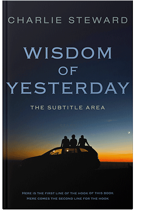 Pre Made Book Cover Ebony