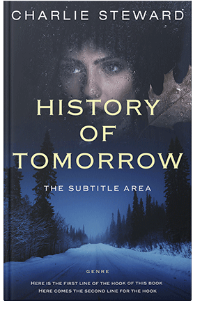 Pre Made Book Cover Ebony Clay