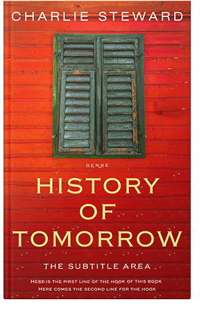 Pre Made Book Cover Milano Red