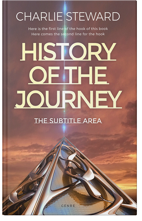 Front view of Premade Science Fiction Book Cover - Au Chico