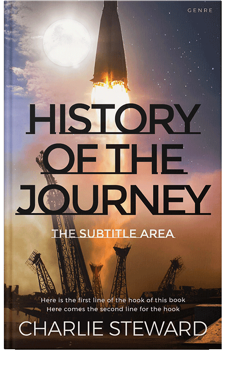 Front view of Brandy Rose #21332 - Premade Science Fiction Book Cover