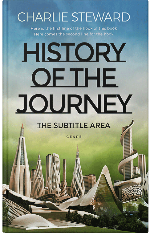 Front view of Premade Science Fiction Book Cover - Coral Tree