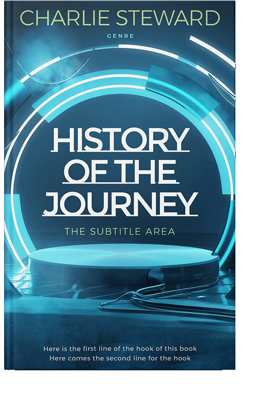 Front view of Chathams Blue #21334 - Premade Science Fiction Book Cover