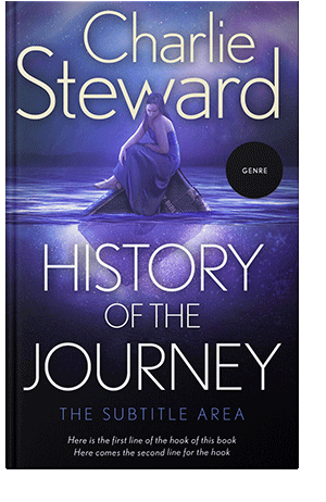 Pre Made Book Cover Ebony