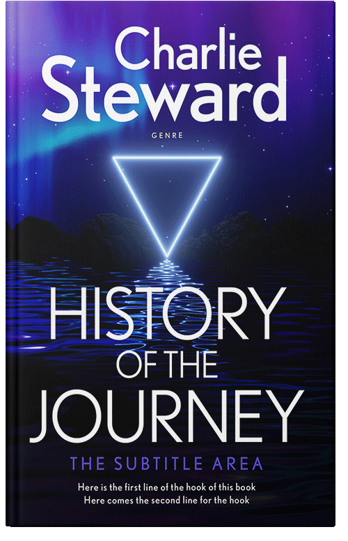 Front view of Black Pearl #21346 - Premade Science Fiction Book Cover