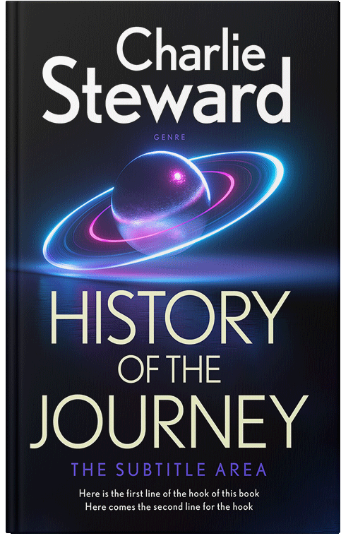 Front view of Premade Science Fiction Book Cover - Ebony