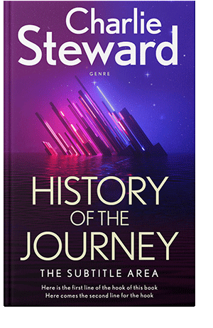 Pre Made Book Cover Violet